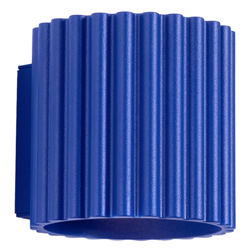 Applique murale cannelé bleu - Aura