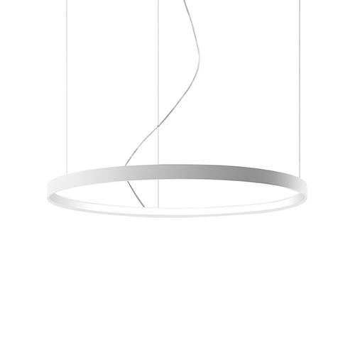 Suspension ronde blanche à Led 78 cm - 3000K - Rio