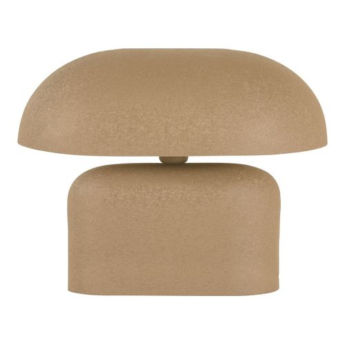 Lampe de table champignon en métal beige foncé - Tilo