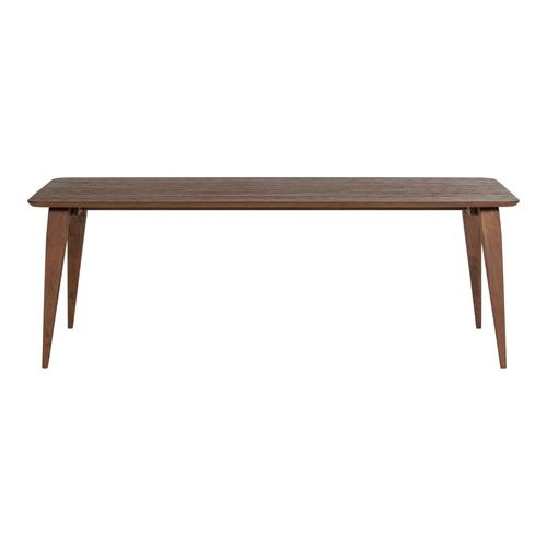 Table à manger rectangulaire en bois de manguier brun 220 cm - Ato
