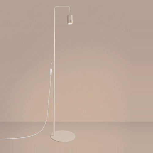 Lampadaire en aluminium beige 160 cm - Karbon