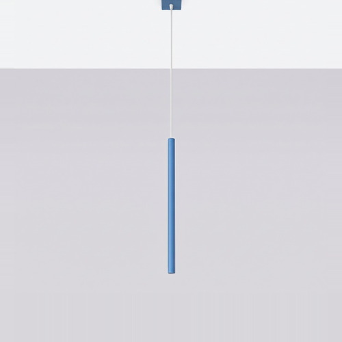 Suspension en métal bleu azur - Pastelo