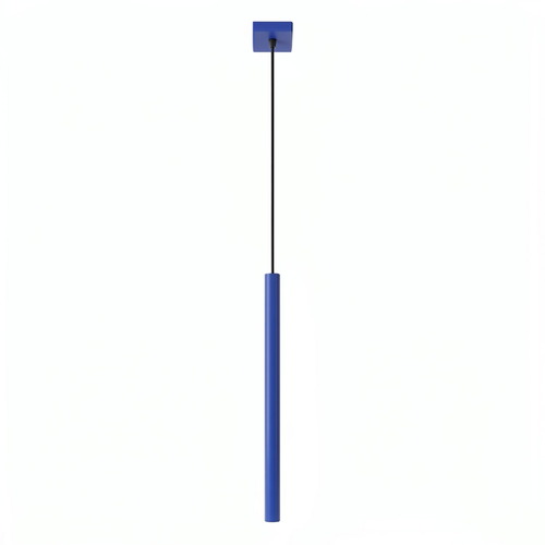 Suspension en métal bleu électrique - Pastelo