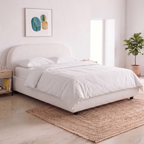 Lot de 2 Taies d'oreiller en gaze de coton lavé blanc 65 x 65 cm - Mykonos