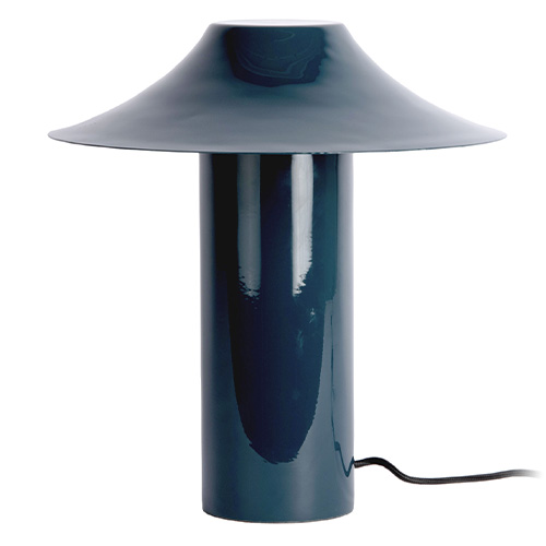 Lampe à poser en métal bleu pétrole - Catania