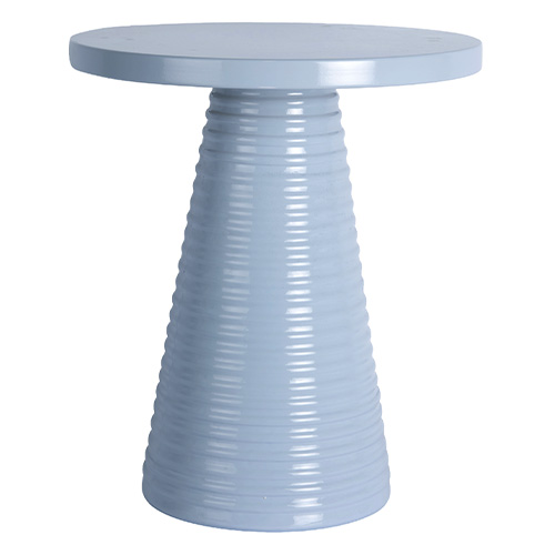 Table d'appoint en métal bleu pâle - Catania