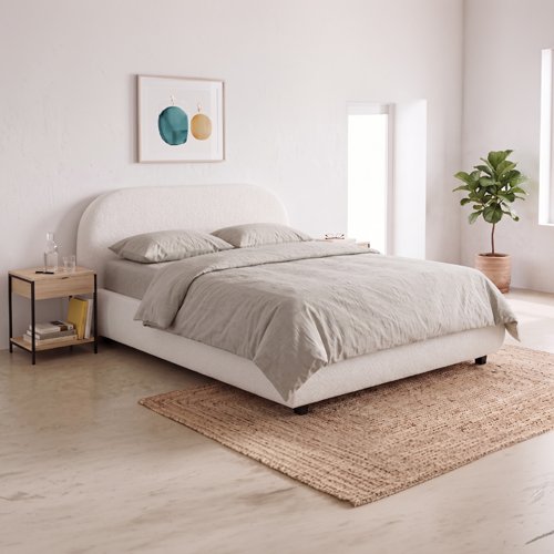 Pack 2 taies d'oreiller & Housse de couette en gaze de coton lavé Lin 240 x 220 cm - Mykonos