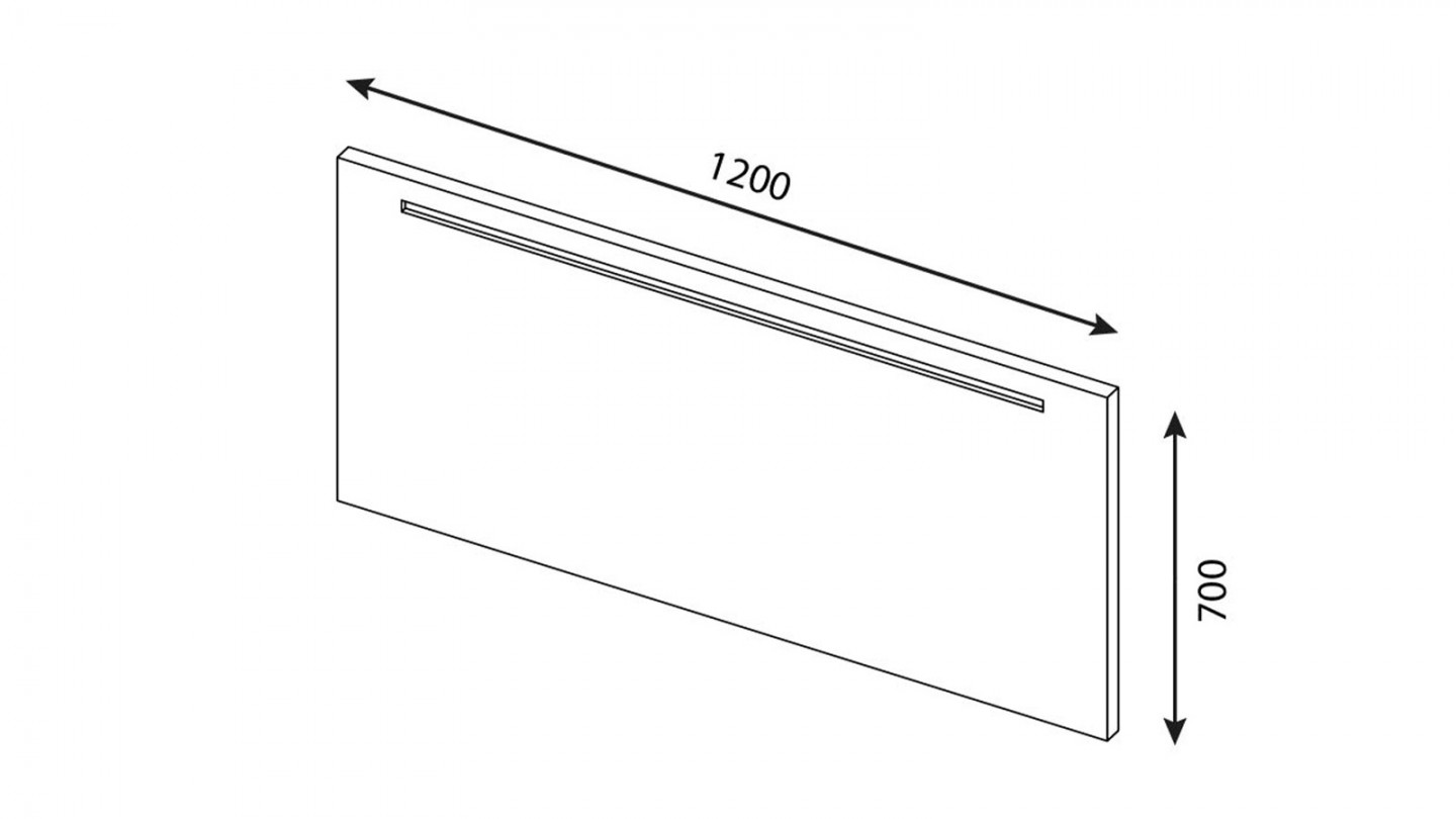 Meuble de salle de bain suspendu 2 vasques à poser 120cm 1 tiroir Chêne cannelé + miroir - Venice