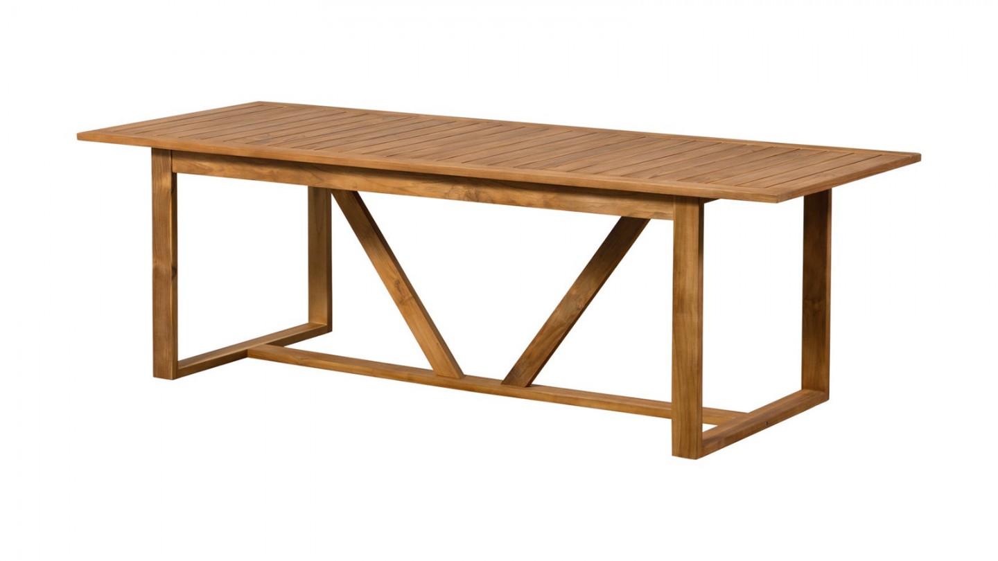 Table de jardin en teck 240 cm - Beaver