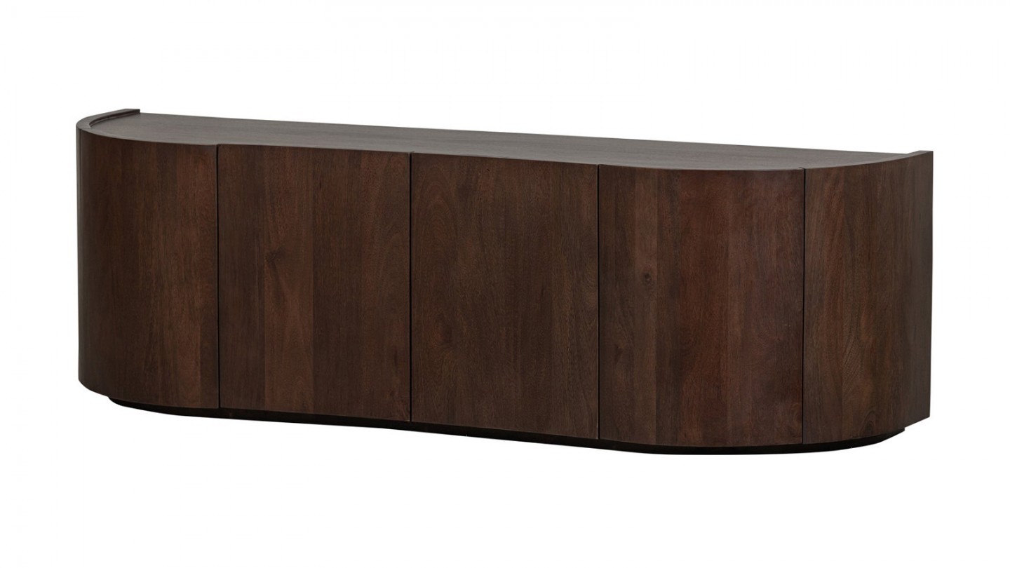 Buffet 4 portes en bois de manguier 160cm - Sense