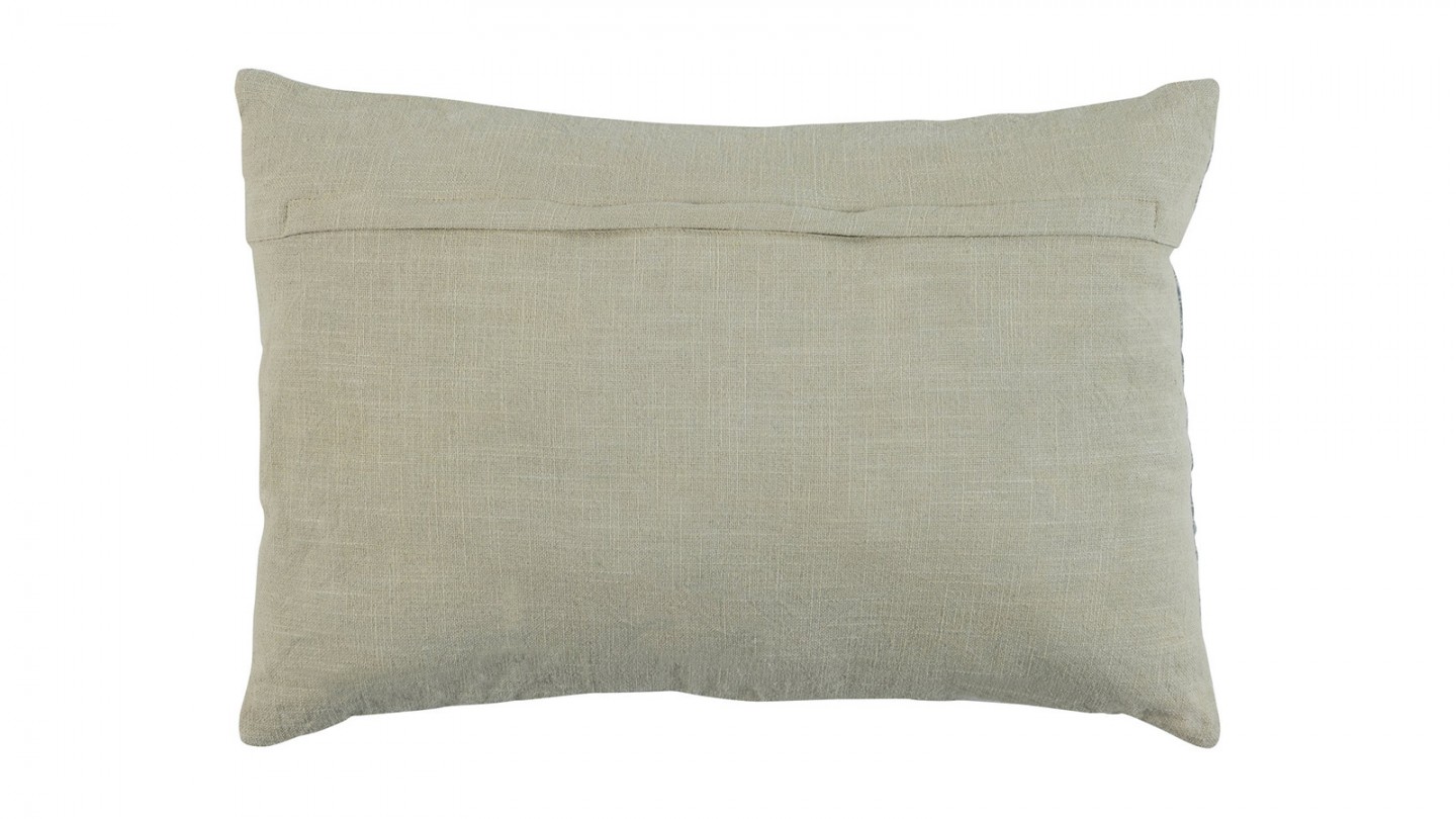 Coussin en coton imprimé vert 40x60 cm - Flatter