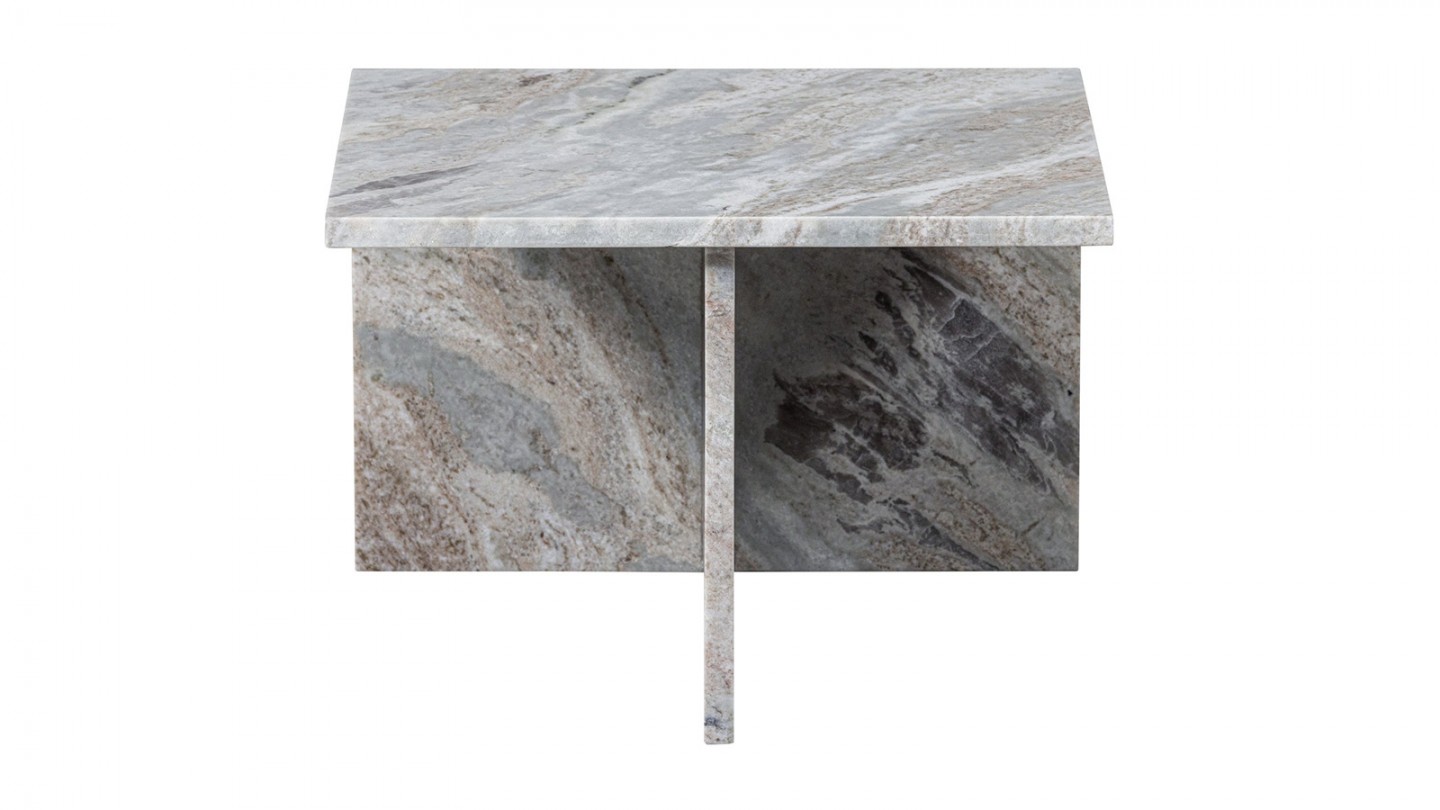 Table d'appoint en marbre naturel - Xhail