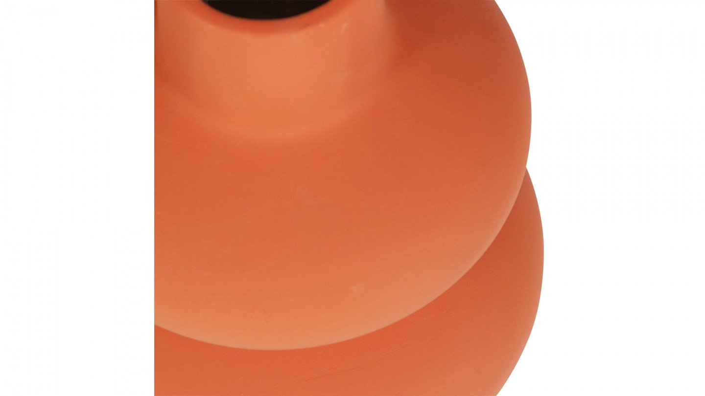 Vase en créatique orange - Sensual