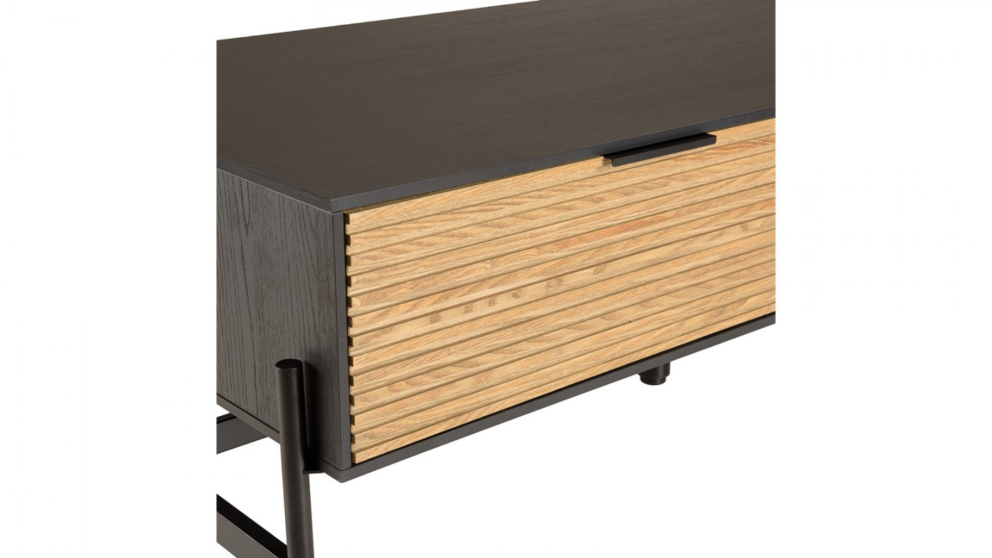 Table basse en bois noir - Charlie