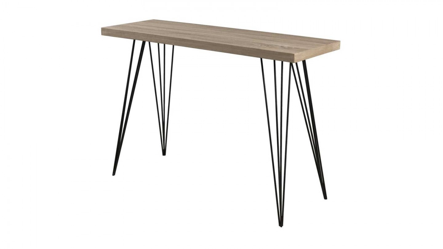 Ørjan - Console rectangulaire pieds métal scandi