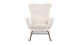 Rocking-chair en velours côtelé beige - Béa