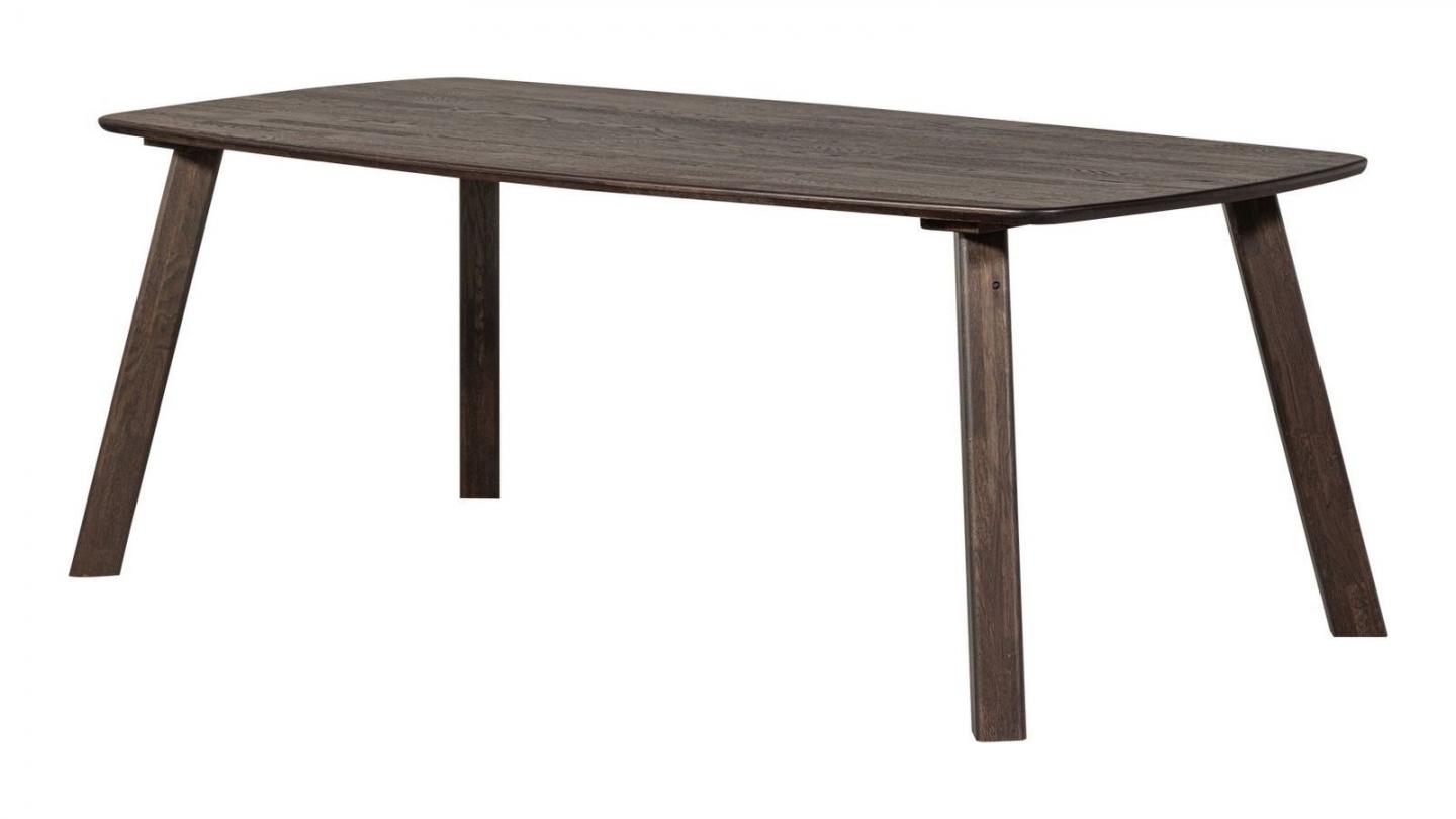 Table à manger ovale en bois brun FSC 220 cm - Tablo