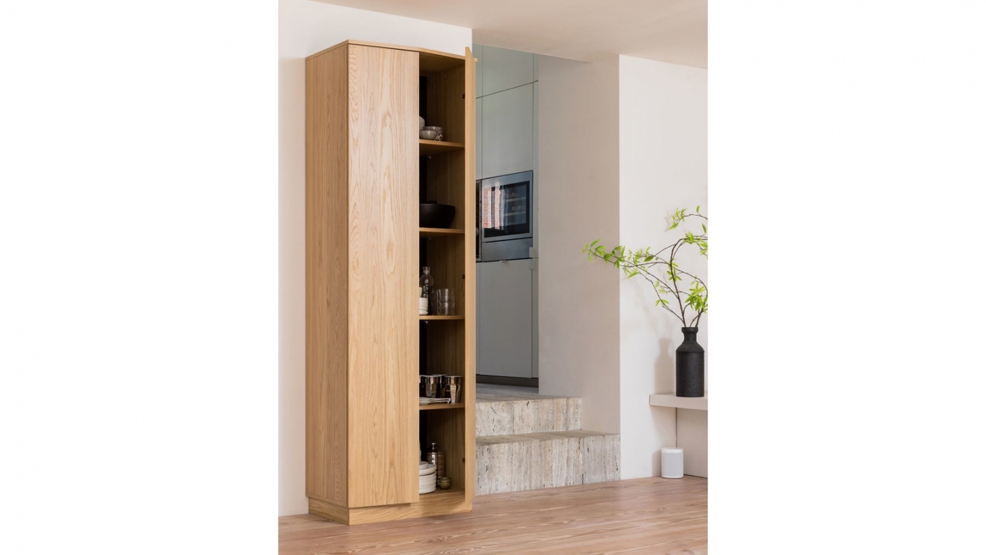 Buffet haut 2 portes en bois FSC 67 cm - Zuma