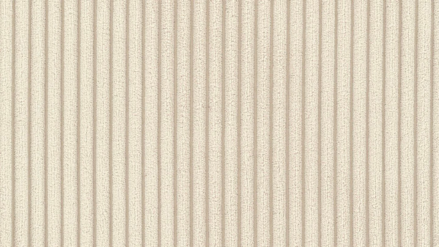 Canapé d'angle convertible réversible 5 places en velours côtelé beige - Ouverture express - Couchage quotidien - Andrea