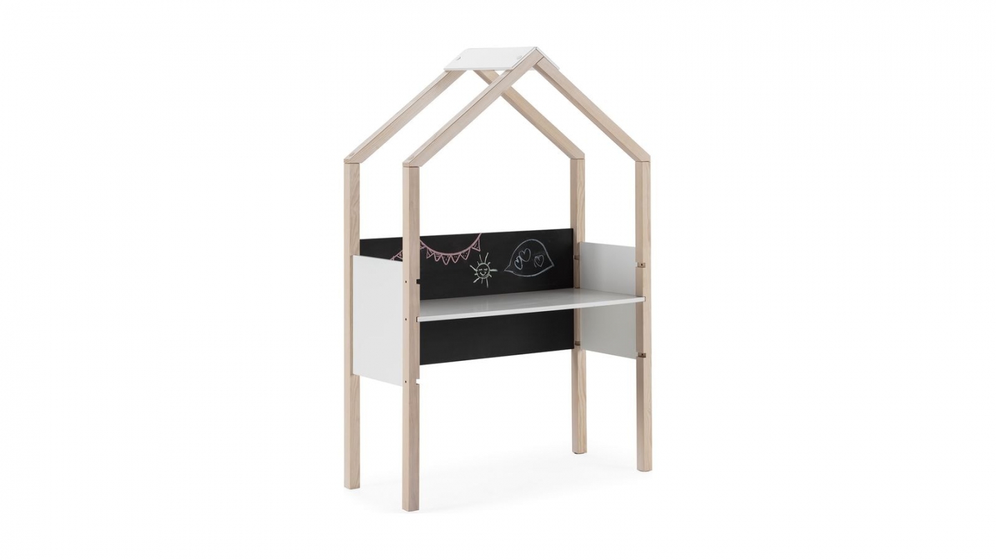 Bureau cabane pour enfant en bois 100 cm - Silia