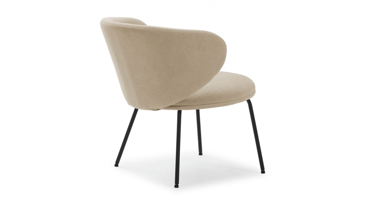 Fauteuil en tissu beige - Cocoon