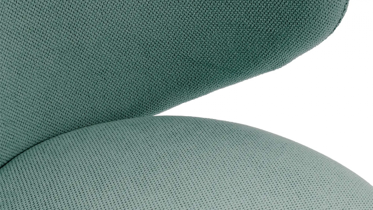 Fauteuil en tissu vert - Cocoon