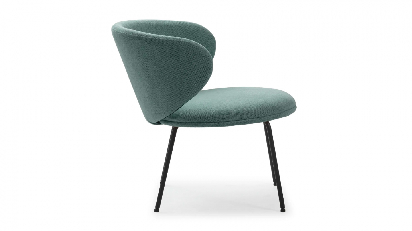 Fauteuil en tissu vert - Cocoon