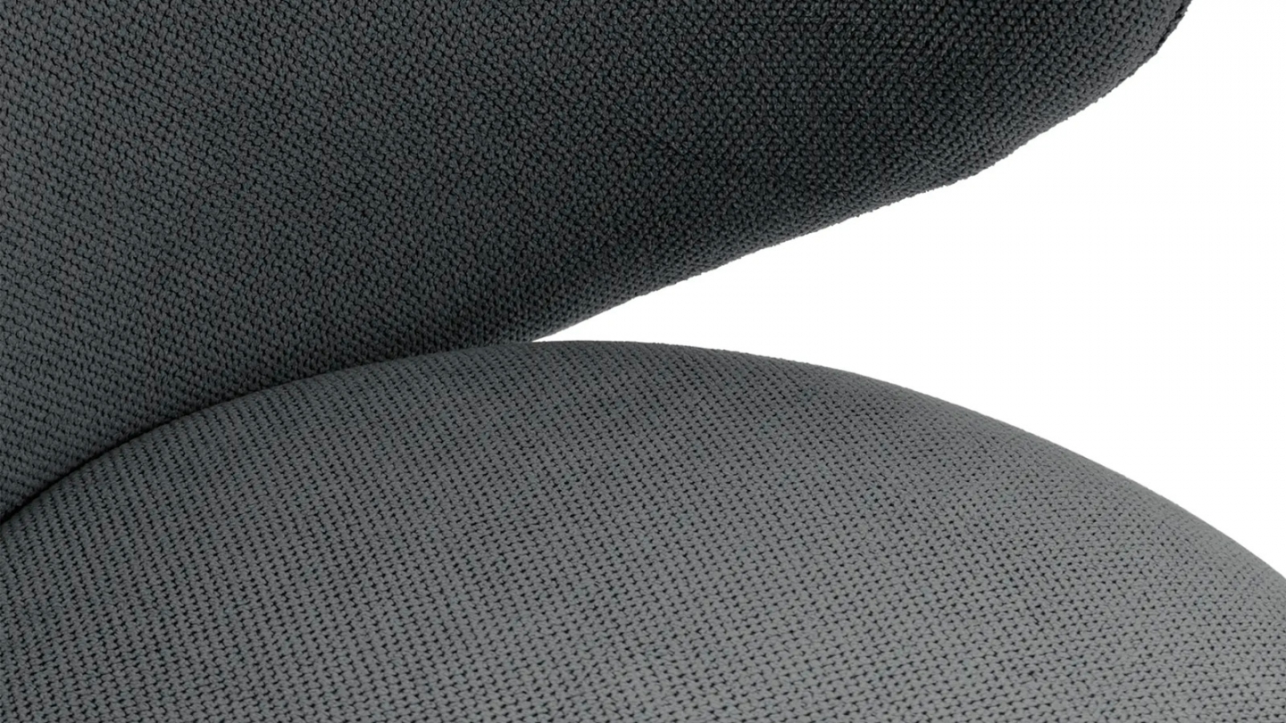 Fauteuil en tissu gris foncé - Cocoon