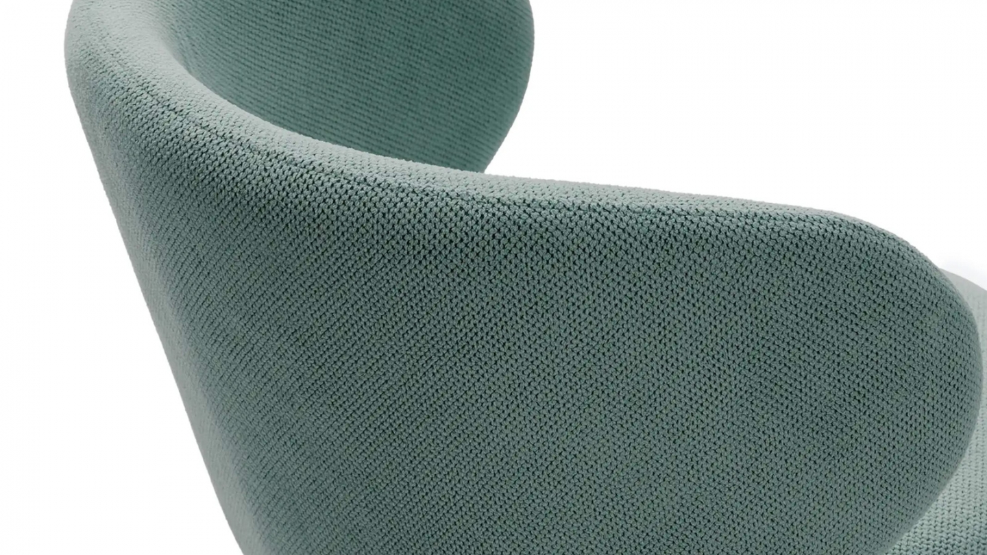 Lot de 2 tabourets de bar en tissu vert - Cocoon