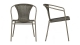 Lot de 4 chaises de jardin en rotin tressé jungle - Weston