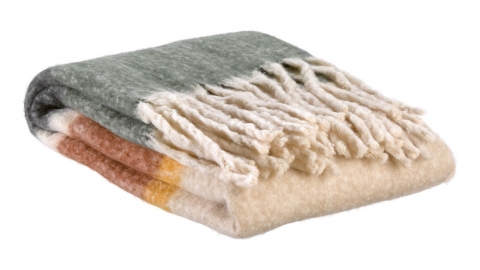 Plaid rouille 130 x 160 cm - Isabel