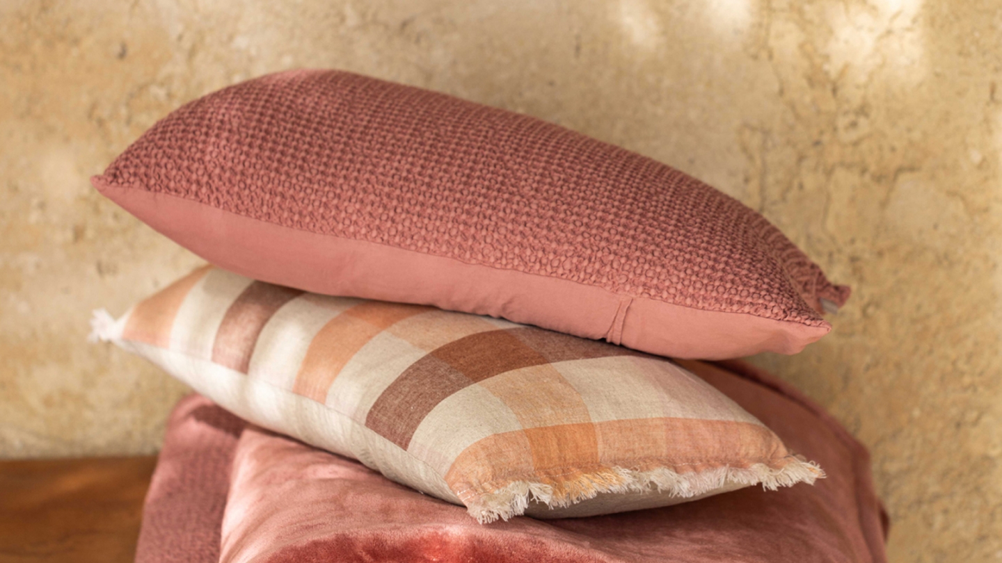 Maxi plaid doux terracotta 180 x 220 cm - Michka