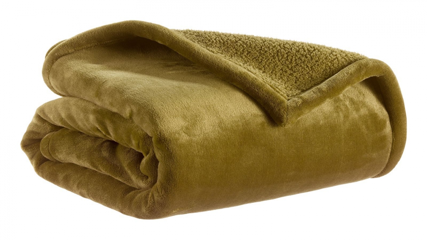 Plaid doux bronze 130 x 160 cm - Michka