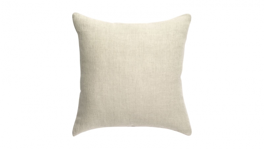 Coussin lin et coton naturel 45 x 45 cm - Zeff