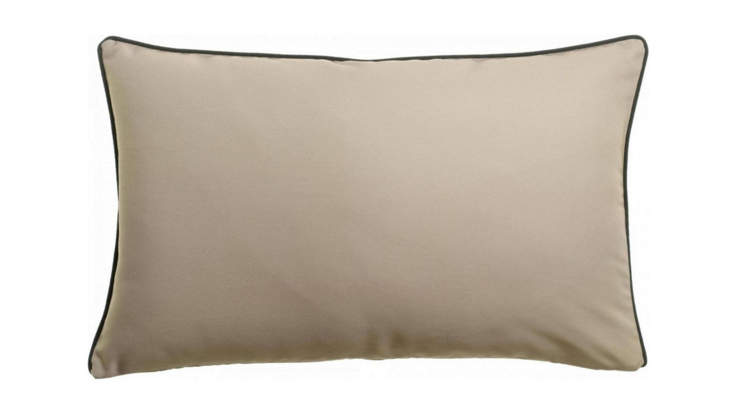 Coussin d'extérieur beige galet 40 x 55 cm - Alga