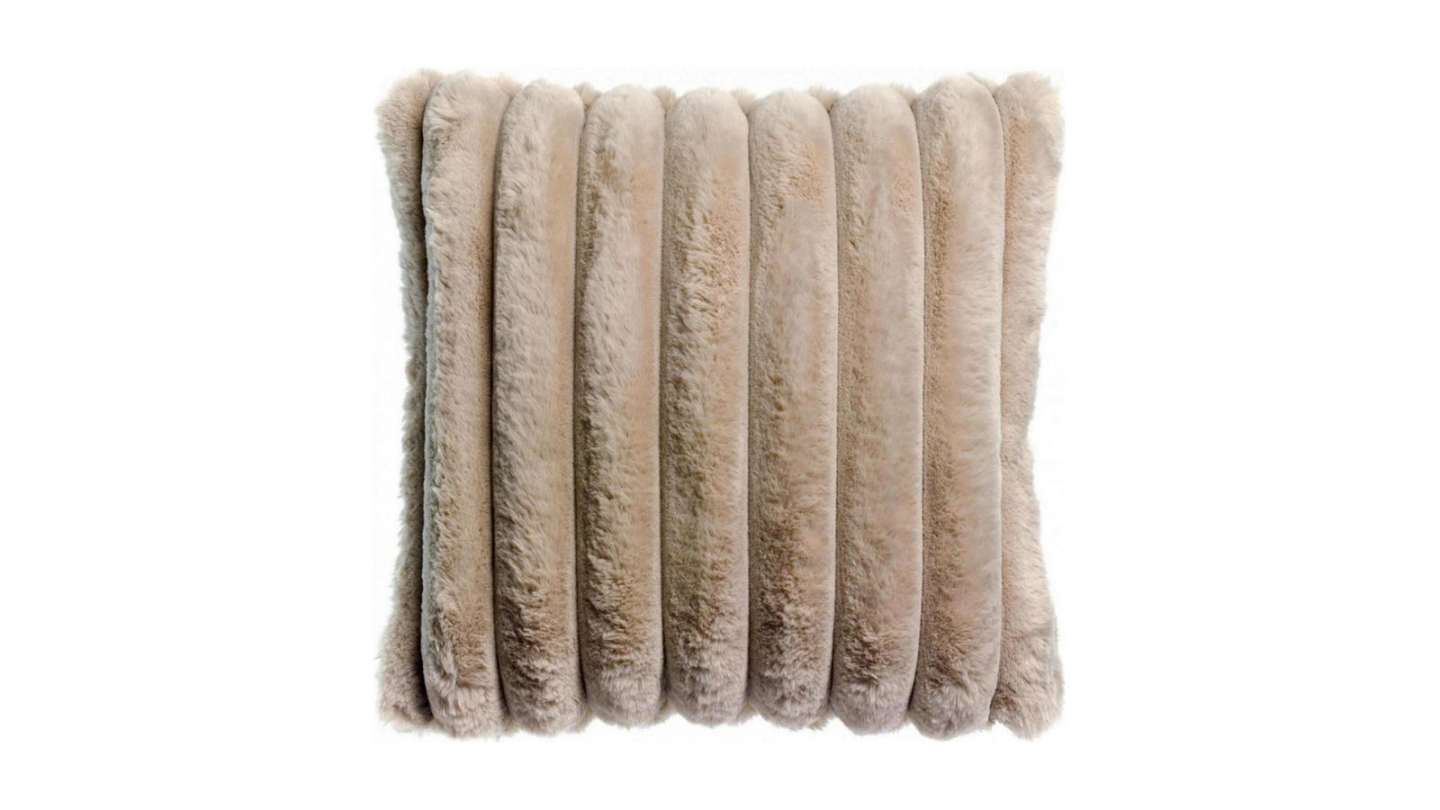 Coussin carré lin écru 45 x 45 cm - Alice
