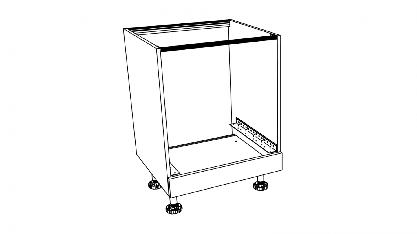 Ensemble de 6 meubles de cuisine - L. 185 cm - vert sauge - Luzia