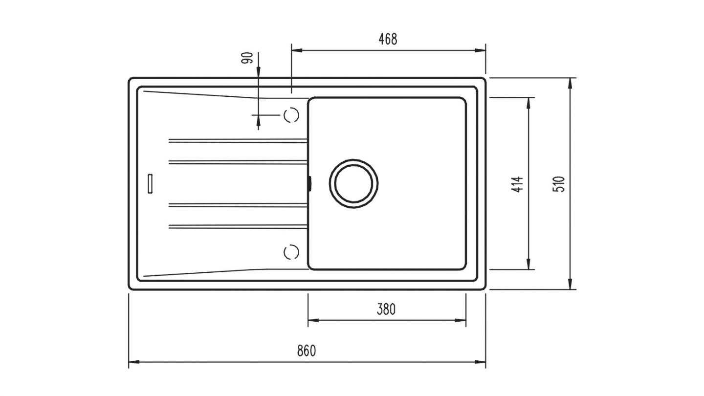 Ensemble de 8 meubles de cuisine - L. 245 cm - blanc - Luzia