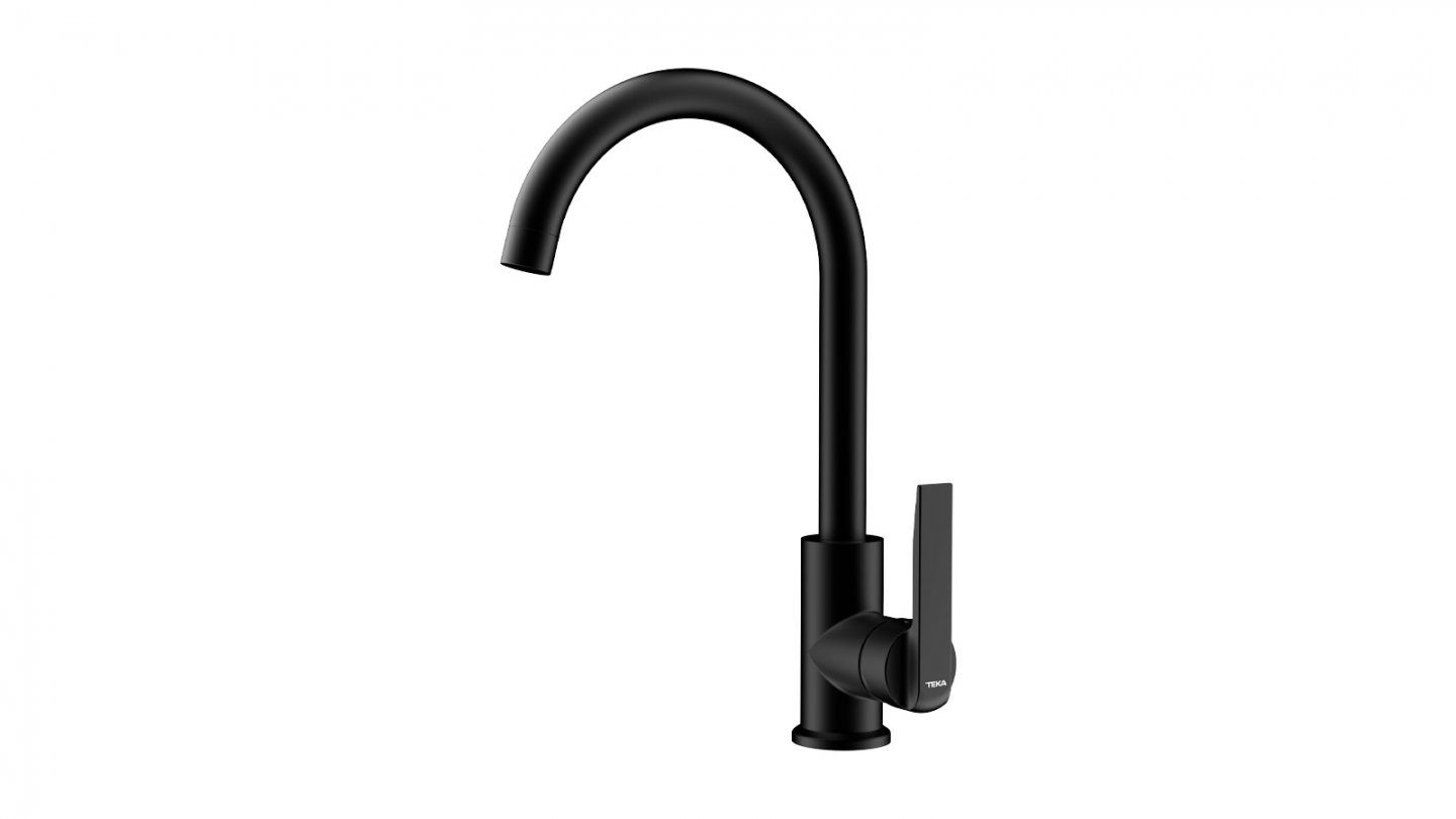Ensemble de 6 meubles de cuisine - L. 185 cm - noir - Luzia