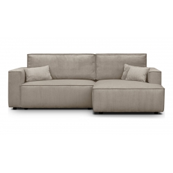 Canape d'angle convertible taupe