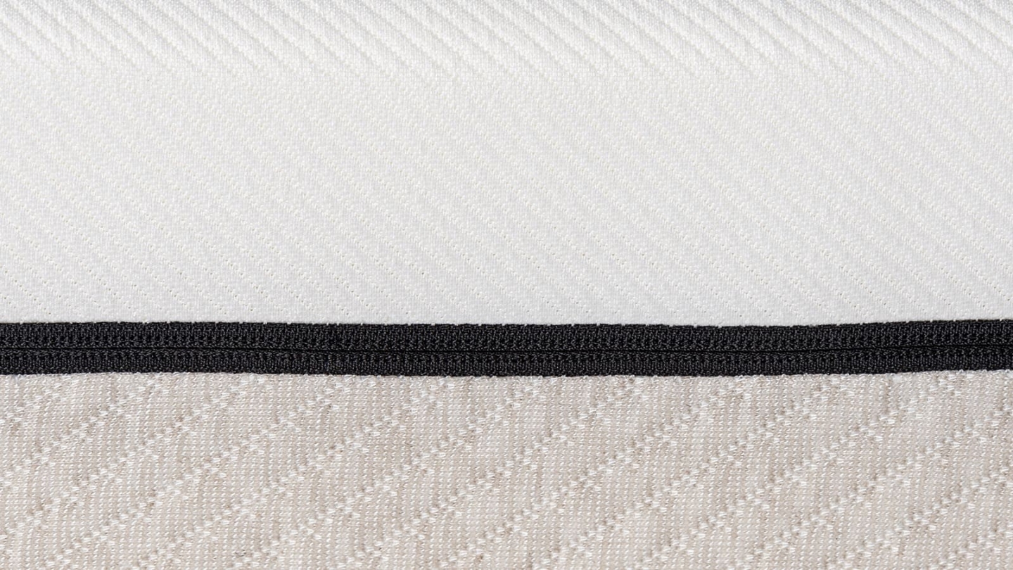 Ensemble Lit adulte 160x200cm avec tête de lit en tissu beige - Milo + Matelas ressorts ensachés - Spring Elite