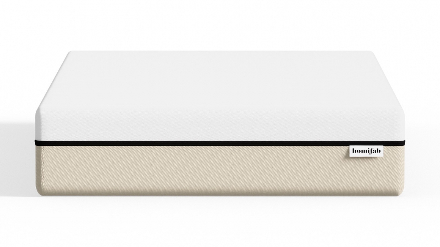 Ensemble Lit adulte 90x190cm avec tête de lit en velours côtelé beige - Milo + Matelas ressorts ensachés - Spring Elite