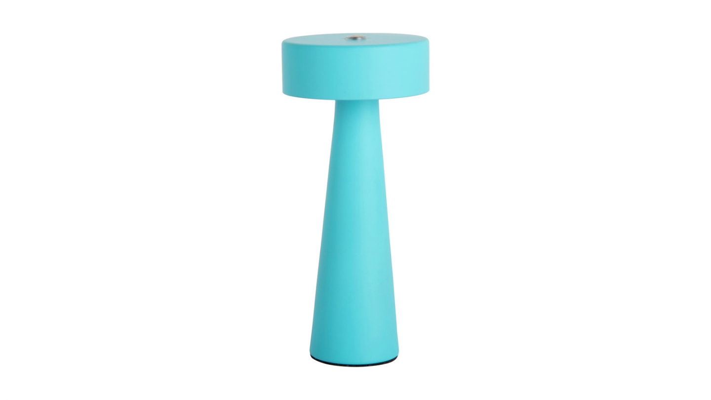 Lampe de table LED champignon bleu - Mini LED