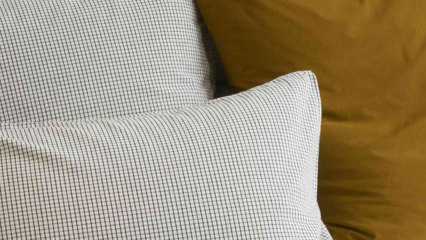 Lot de 2 Taies d'oreiller en coton bio Jaune 70 x 50 cm - Celeste