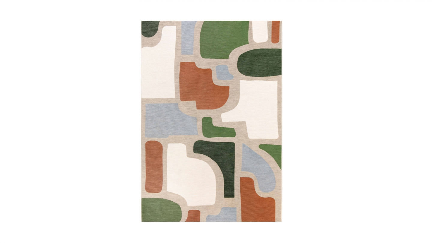 Tapis d'extérieur Multicore 160 x 230 cm - Kairi