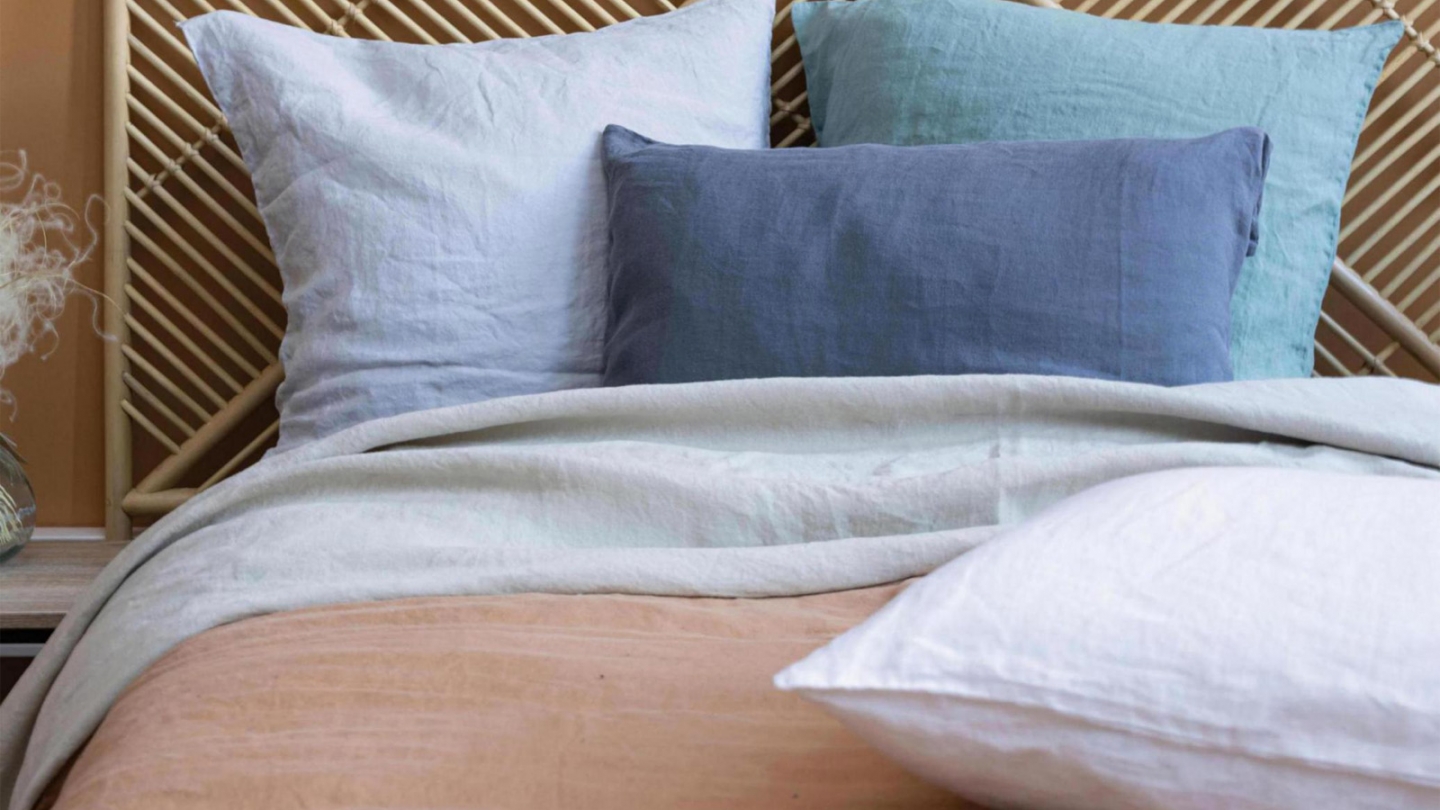 Housse de couette en chanvre ecru 240 x 220 cm - Kala