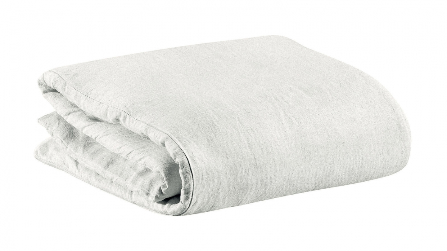Housse de couette en lin Blanc 240 x 220 cm - Zeff