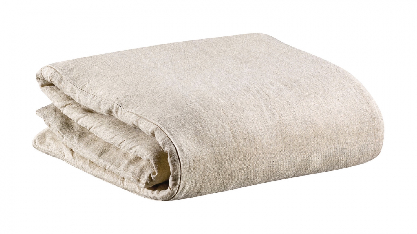 Housse de couette en lin Naturel 240 x 220 cm - Zeff