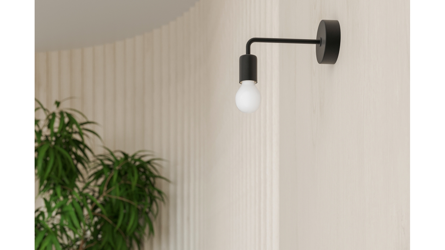 Applique en métal noir - Duomo