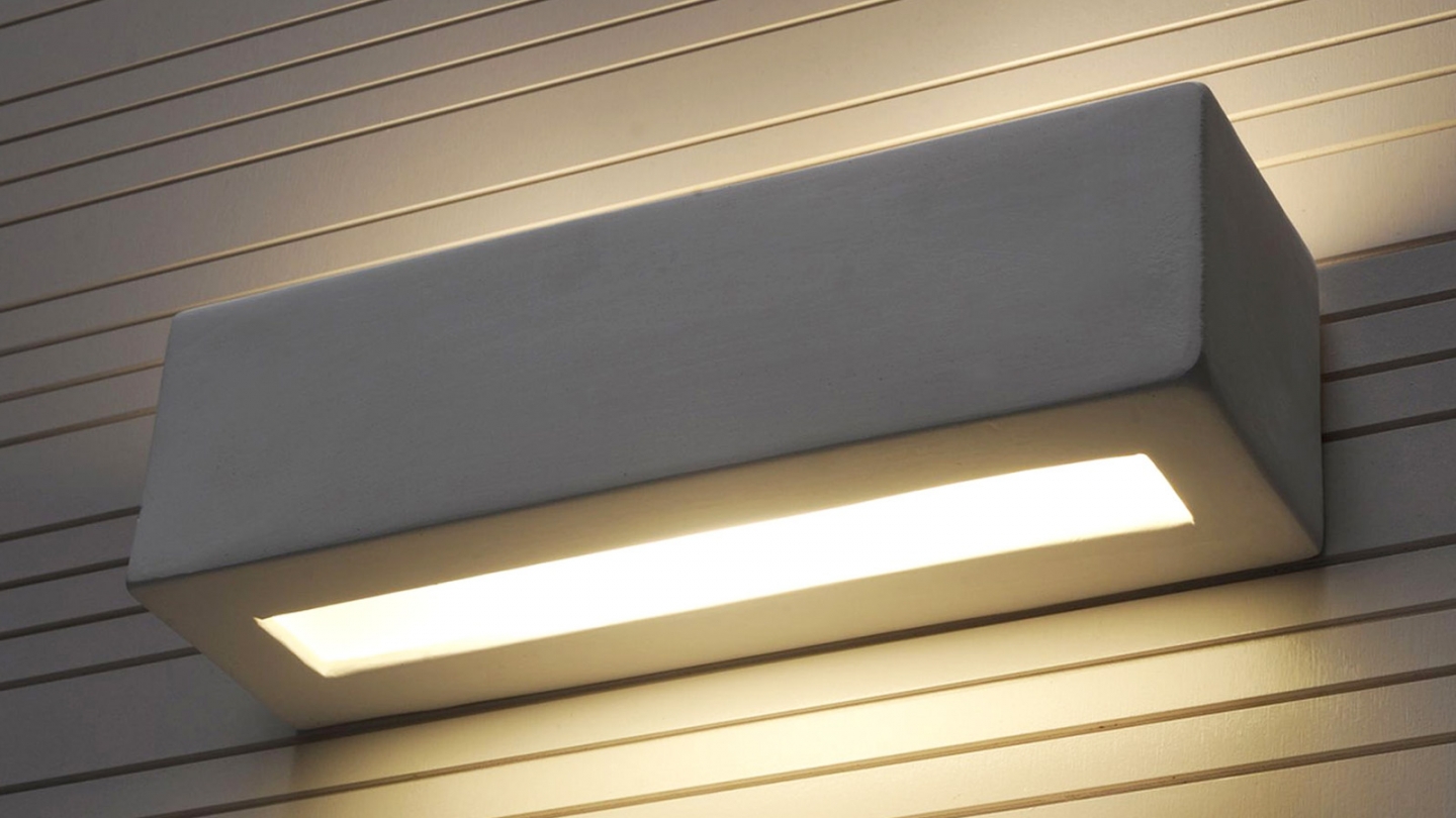 Applique en céramique blanche 32,5 cm - Vega Applique en céramique blanche 32,5 cm - Vega